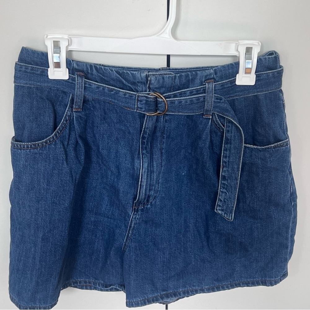 UNIQLO SHORTS Denim Shorts With Belt VINTAGE style